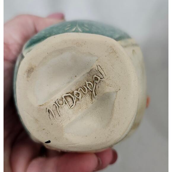 Katy McDougal Studio Pottery Vase Tumbler Artisan Handmade Drip Glaze - Picture 9 of 14